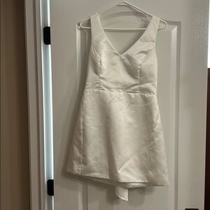 White cocktail/bridal reception dress